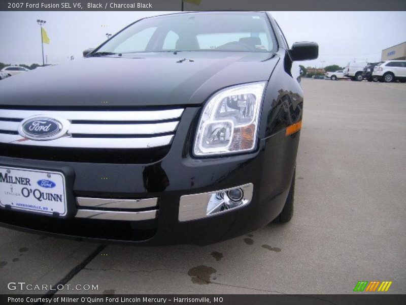 Black / Charcoal Black 2007 Ford Fusion SEL V6