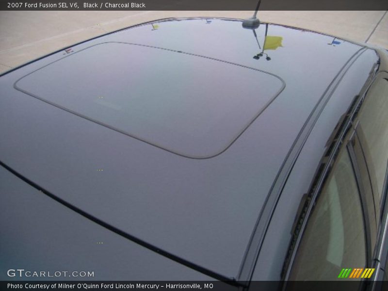 Black / Charcoal Black 2007 Ford Fusion SEL V6