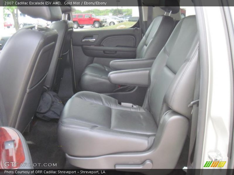 Gold Mist / Ebony/Ebony 2007 Cadillac Escalade ESV AWD