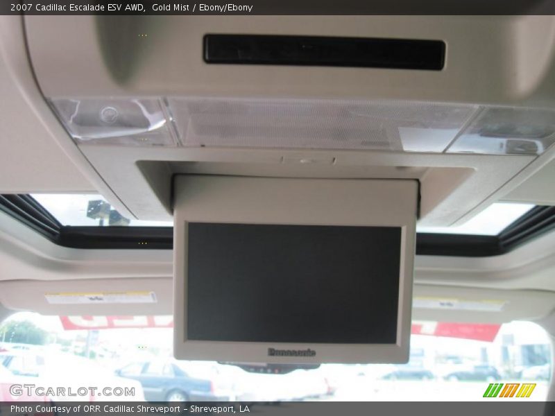 Gold Mist / Ebony/Ebony 2007 Cadillac Escalade ESV AWD