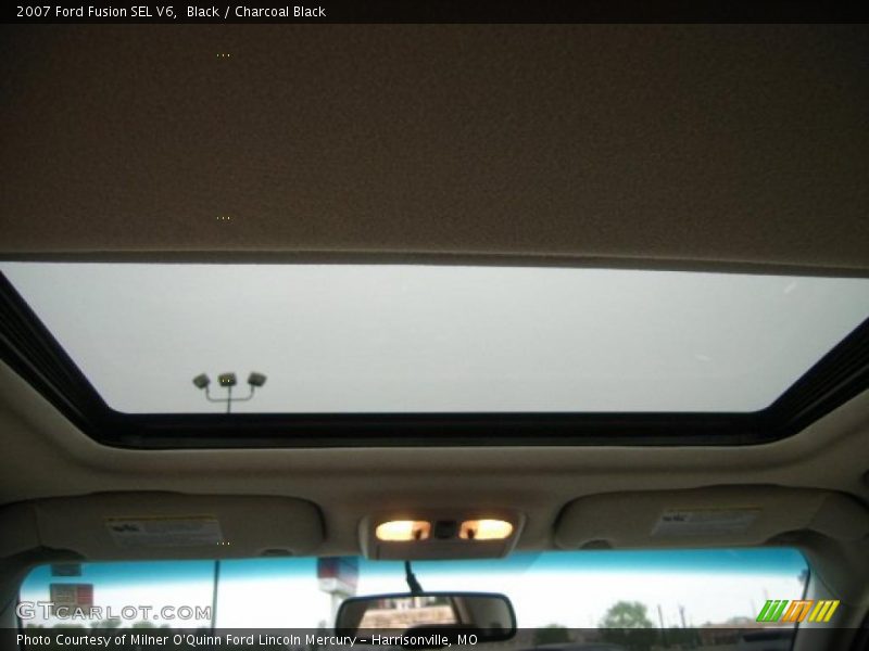 Black / Charcoal Black 2007 Ford Fusion SEL V6