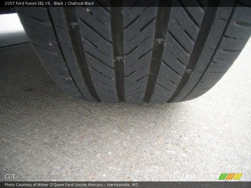 Black / Charcoal Black 2007 Ford Fusion SEL V6