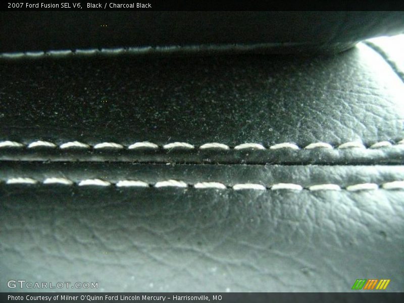 Black / Charcoal Black 2007 Ford Fusion SEL V6