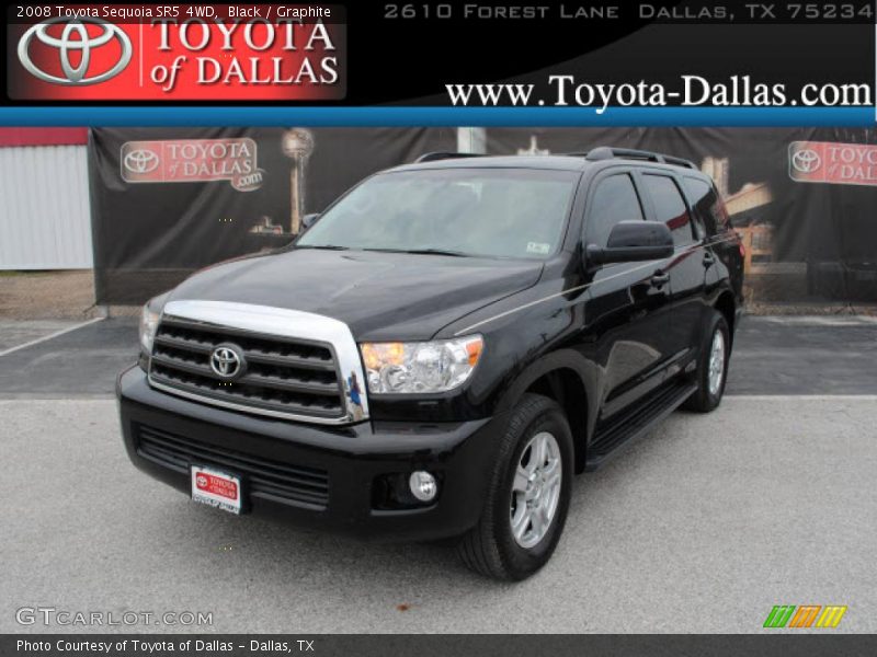 Black / Graphite 2008 Toyota Sequoia SR5 4WD
