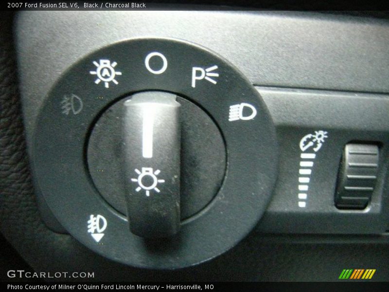 Black / Charcoal Black 2007 Ford Fusion SEL V6