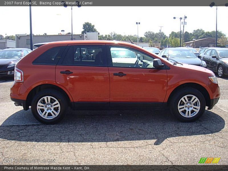 Blazing Copper Metallic / Camel 2007 Ford Edge SE