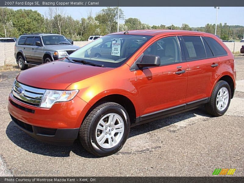 Blazing Copper Metallic / Camel 2007 Ford Edge SE