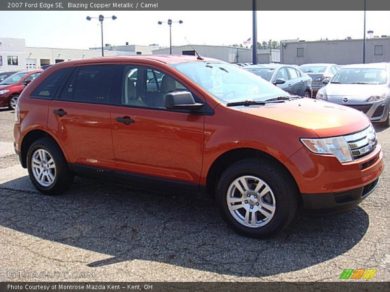 Blazing Copper Metallic / Camel 2007 Ford Edge SE