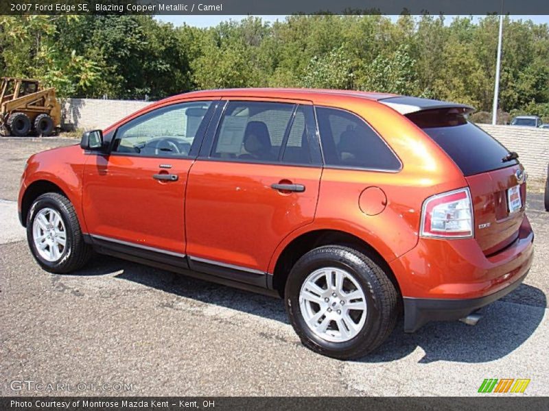 Blazing Copper Metallic / Camel 2007 Ford Edge SE