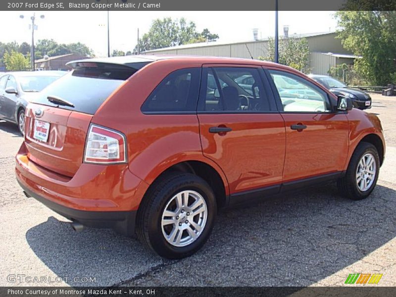 Blazing Copper Metallic / Camel 2007 Ford Edge SE