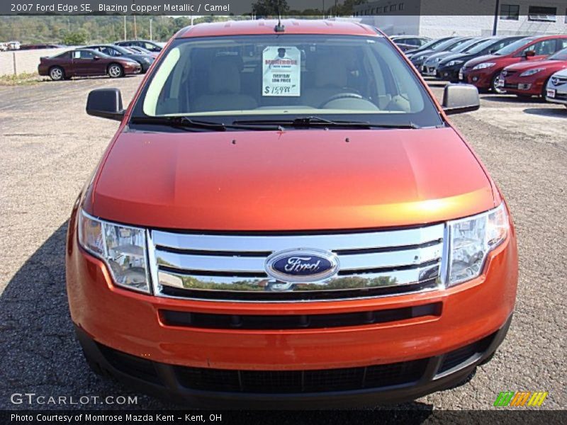 Blazing Copper Metallic / Camel 2007 Ford Edge SE