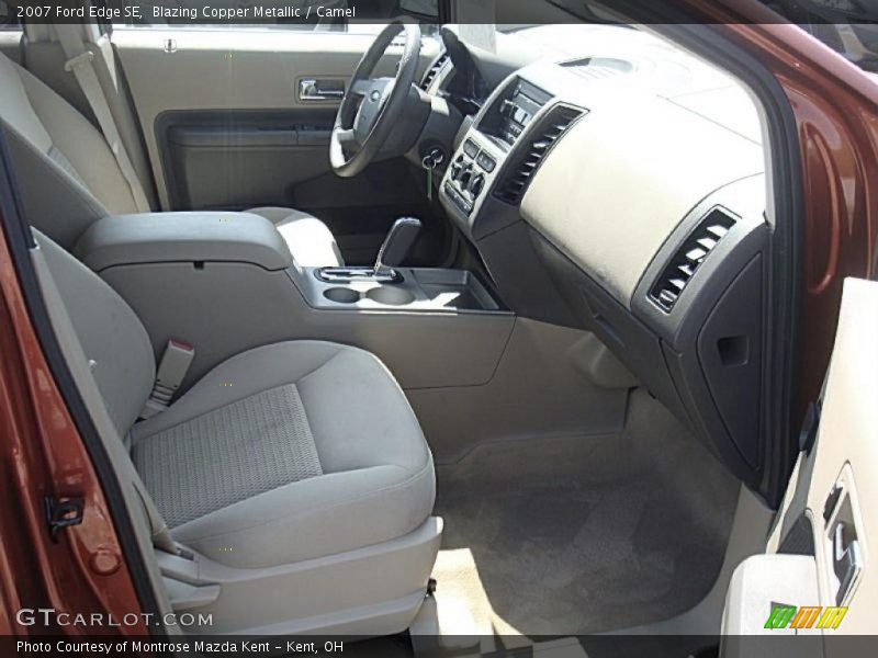 Blazing Copper Metallic / Camel 2007 Ford Edge SE