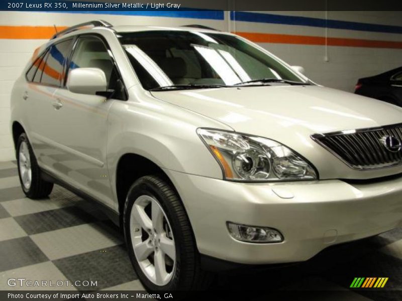 Millennium Silver Metallic / Light Gray 2007 Lexus RX 350