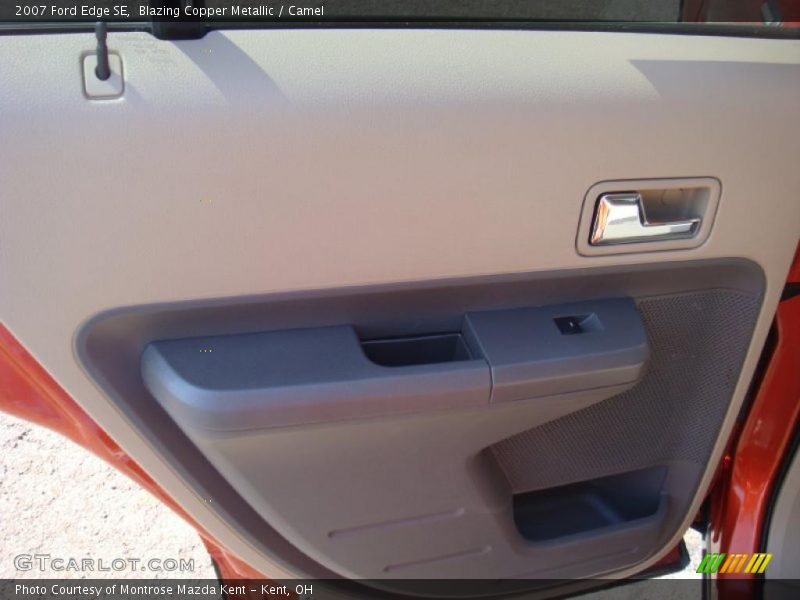 Blazing Copper Metallic / Camel 2007 Ford Edge SE