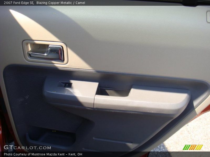 Blazing Copper Metallic / Camel 2007 Ford Edge SE