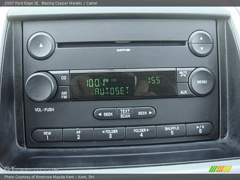 Blazing Copper Metallic / Camel 2007 Ford Edge SE