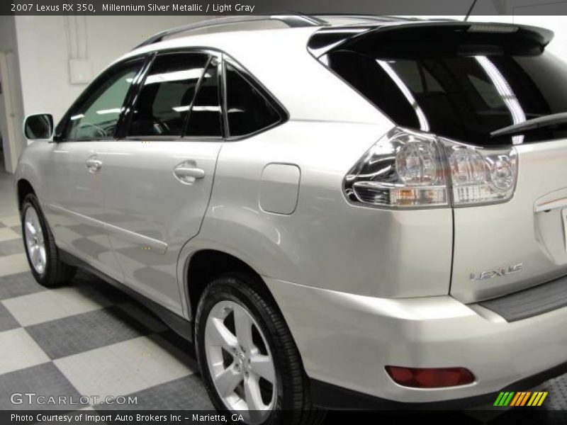 Millennium Silver Metallic / Light Gray 2007 Lexus RX 350