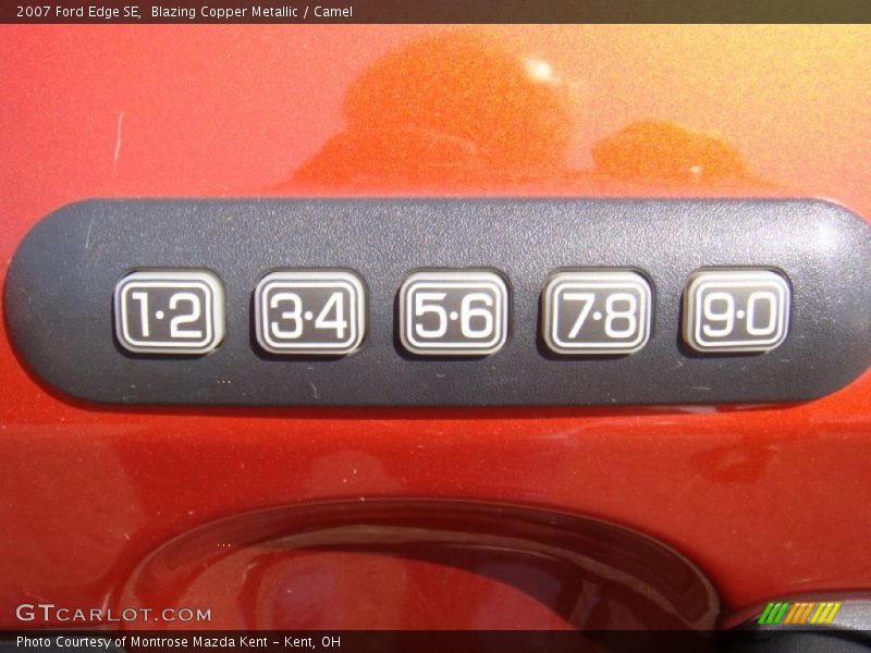 Blazing Copper Metallic / Camel 2007 Ford Edge SE