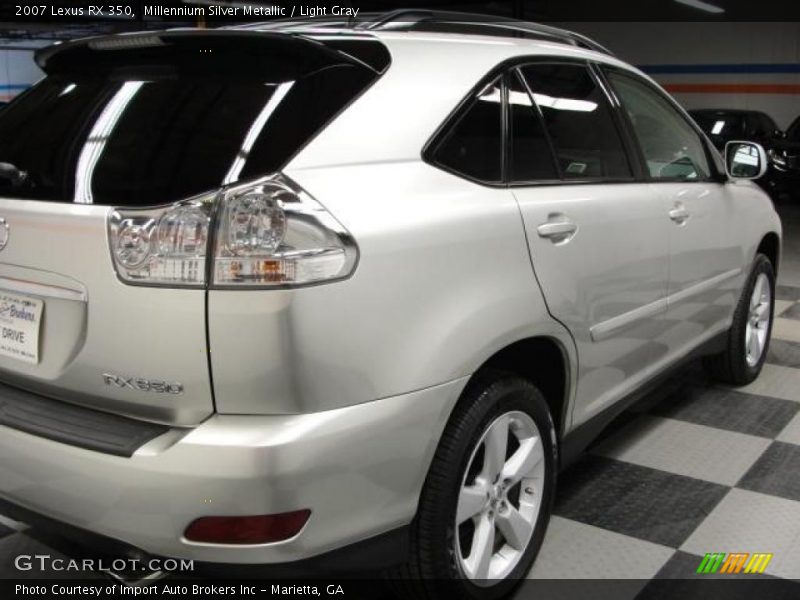 Millennium Silver Metallic / Light Gray 2007 Lexus RX 350