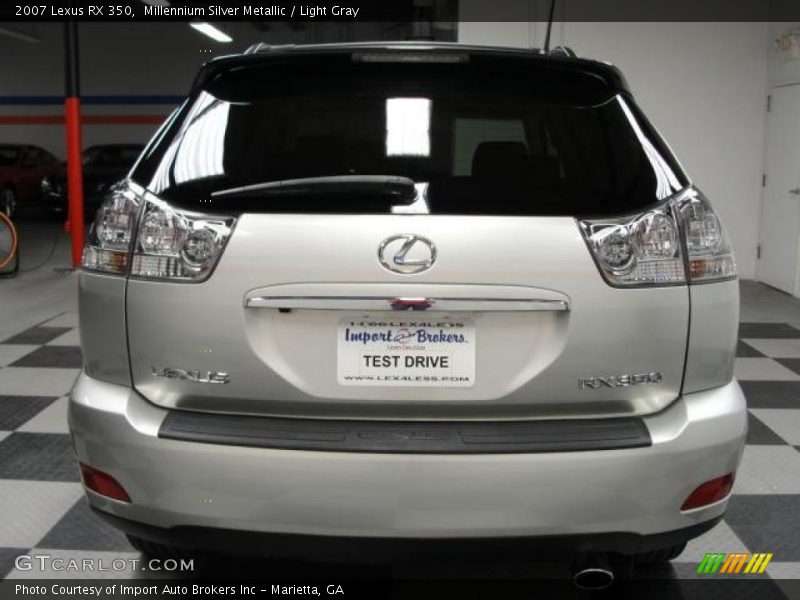 Millennium Silver Metallic / Light Gray 2007 Lexus RX 350
