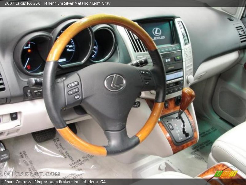 Millennium Silver Metallic / Light Gray 2007 Lexus RX 350