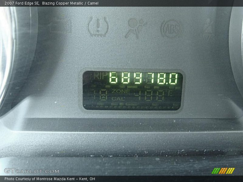 Blazing Copper Metallic / Camel 2007 Ford Edge SE