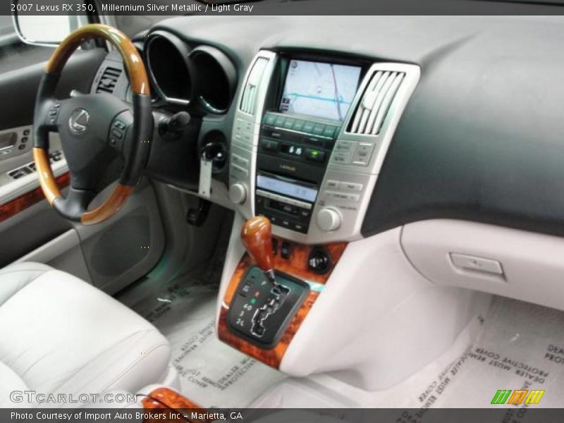 Millennium Silver Metallic / Light Gray 2007 Lexus RX 350