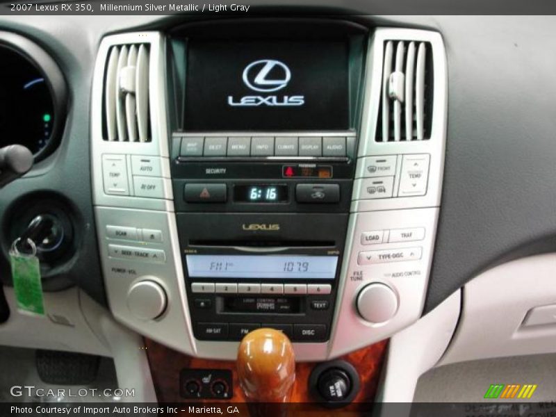 Millennium Silver Metallic / Light Gray 2007 Lexus RX 350