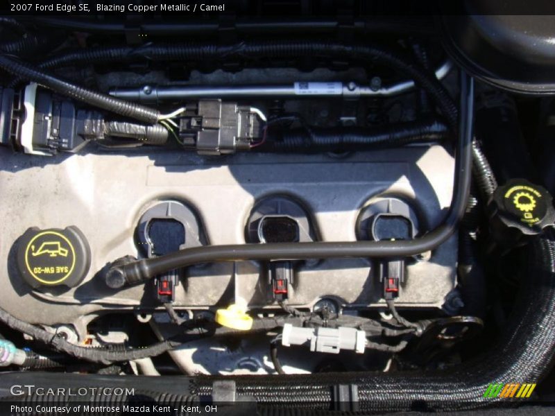 Blazing Copper Metallic / Camel 2007 Ford Edge SE