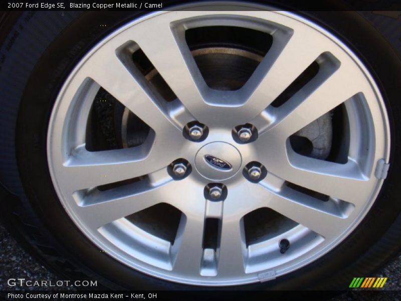 Blazing Copper Metallic / Camel 2007 Ford Edge SE