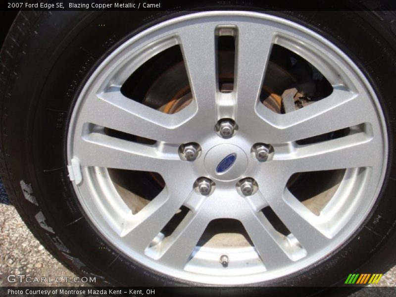 Blazing Copper Metallic / Camel 2007 Ford Edge SE