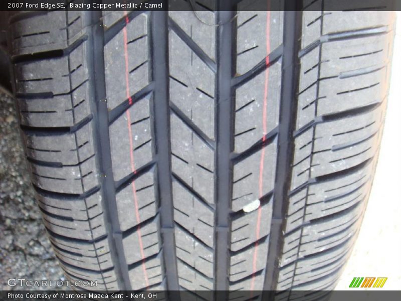 Blazing Copper Metallic / Camel 2007 Ford Edge SE