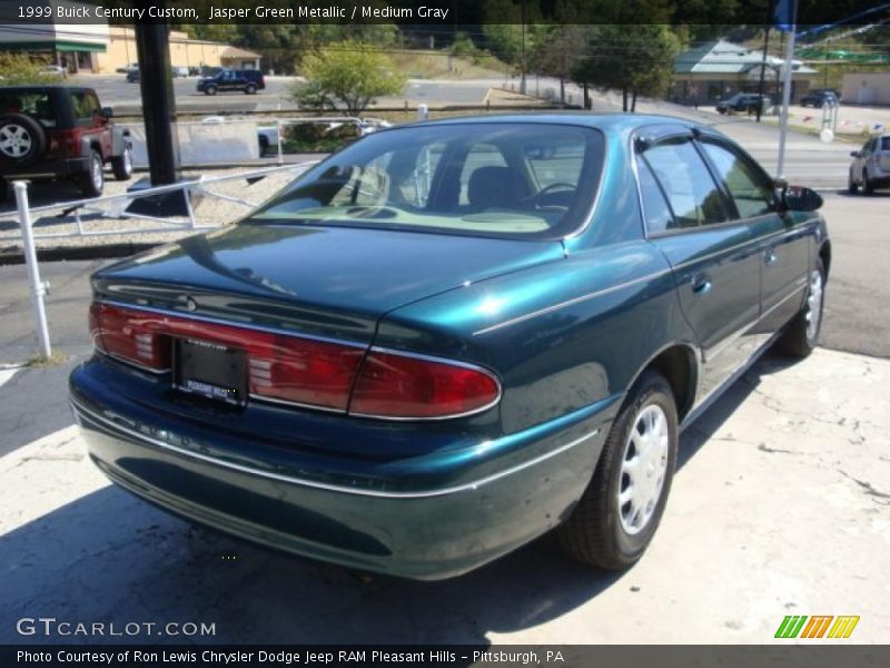 Jasper Green Metallic / Medium Gray 1999 Buick Century Custom