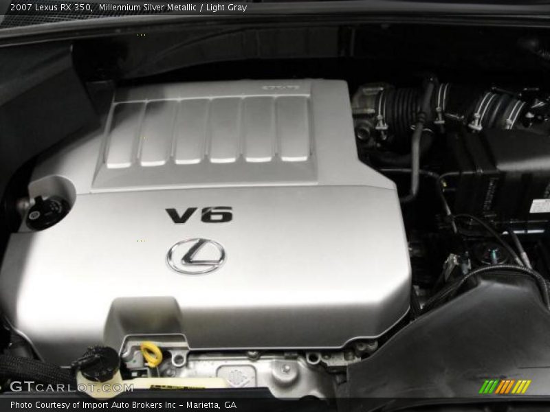 Millennium Silver Metallic / Light Gray 2007 Lexus RX 350