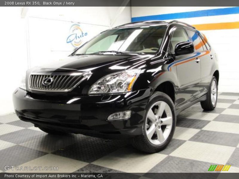 Black Onyx / Ivory 2008 Lexus RX 350
