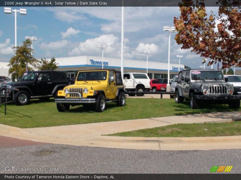 Solar Yellow / Dark Slate Gray 2006 Jeep Wrangler X 4x4