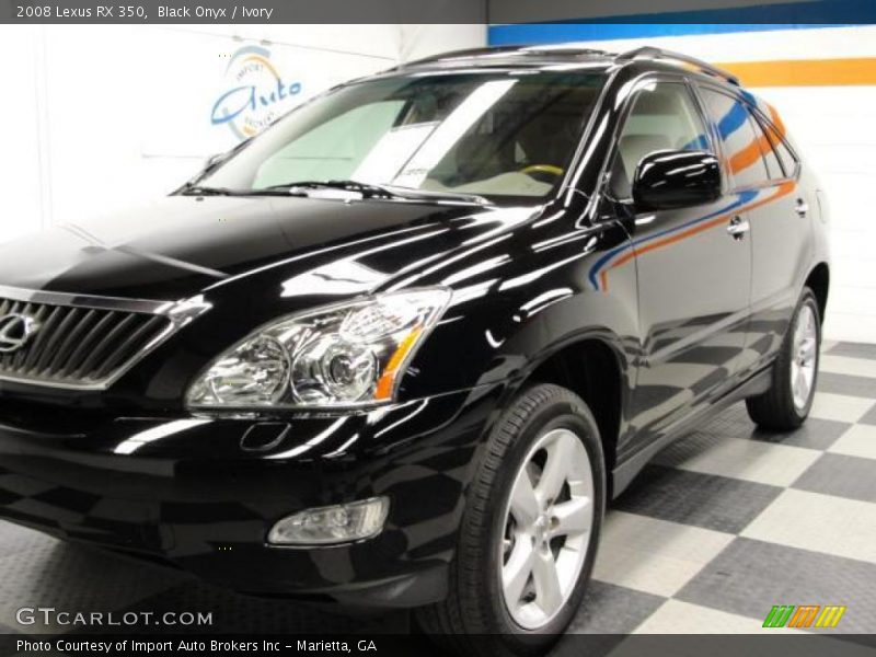 Black Onyx / Ivory 2008 Lexus RX 350