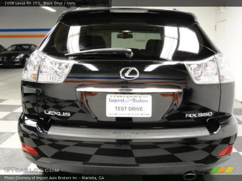 Black Onyx / Ivory 2008 Lexus RX 350