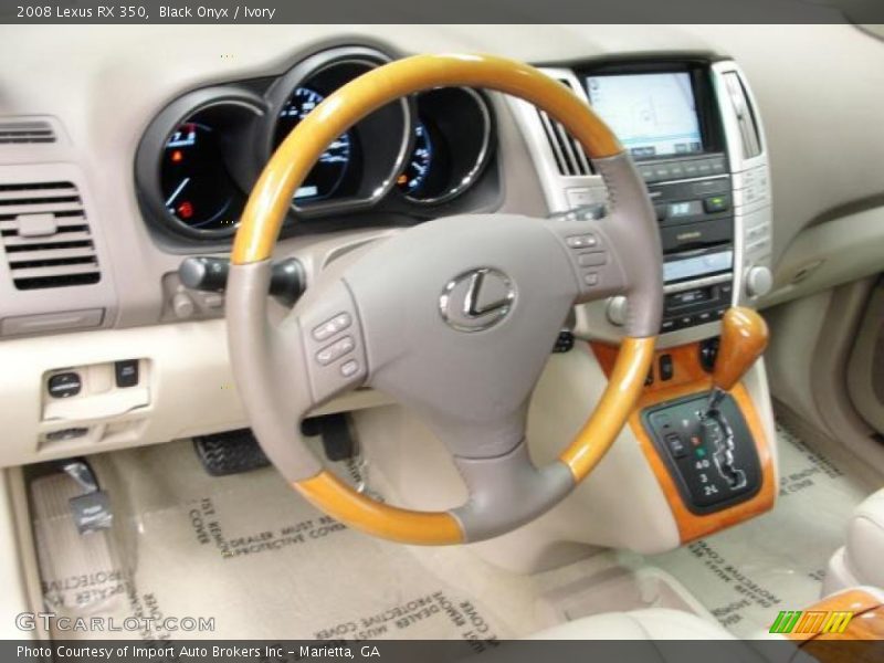Black Onyx / Ivory 2008 Lexus RX 350