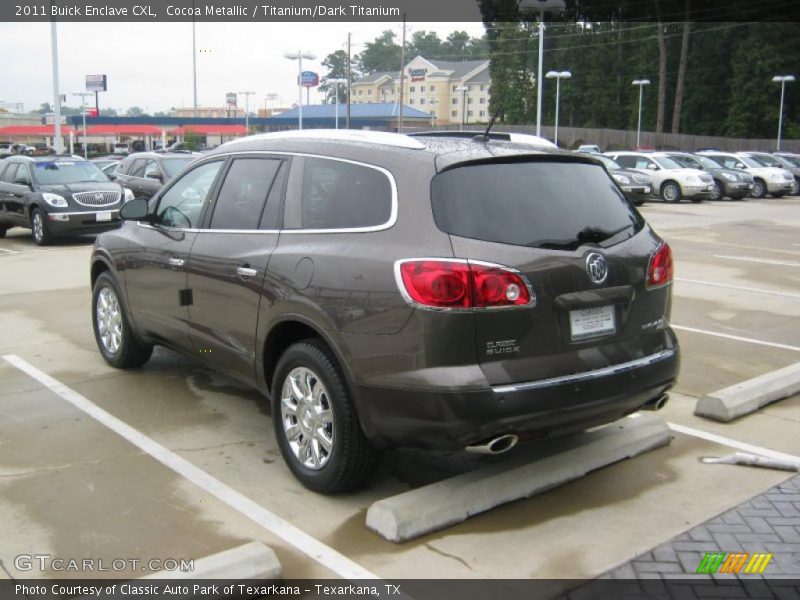 Cocoa Metallic / Titanium/Dark Titanium 2011 Buick Enclave CXL