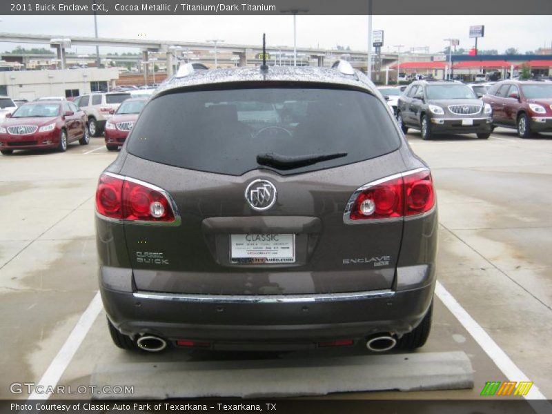 Cocoa Metallic / Titanium/Dark Titanium 2011 Buick Enclave CXL