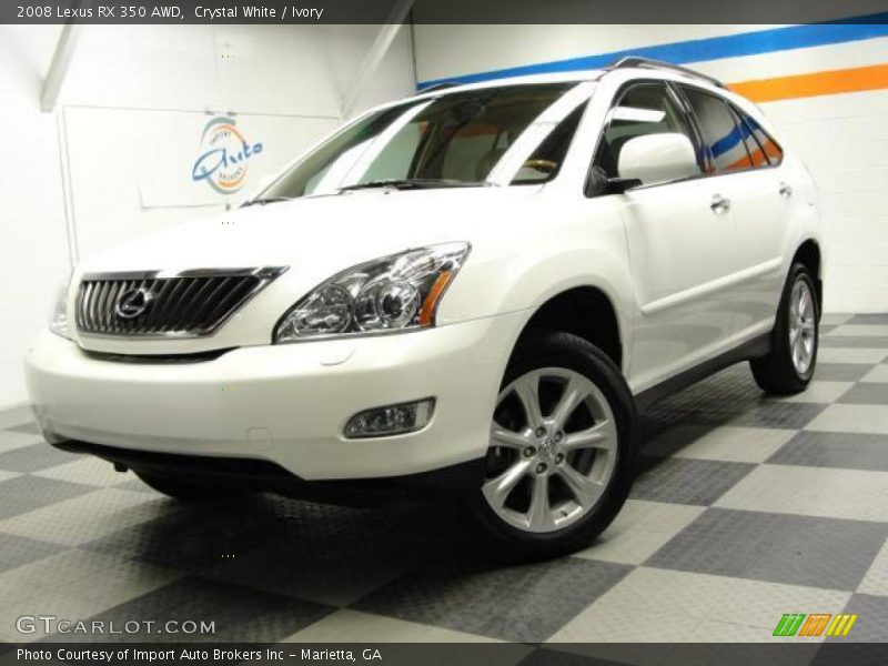 Crystal White / Ivory 2008 Lexus RX 350 AWD