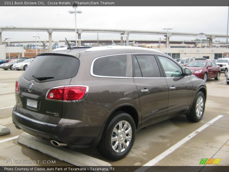 Cocoa Metallic / Titanium/Dark Titanium 2011 Buick Enclave CXL