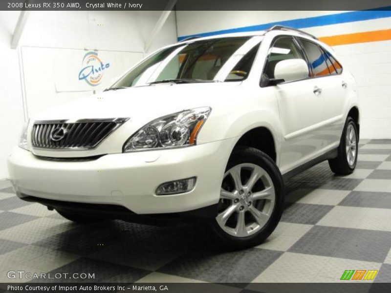Crystal White / Ivory 2008 Lexus RX 350 AWD