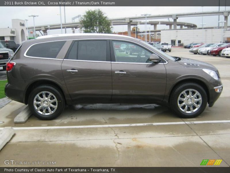 Cocoa Metallic / Titanium/Dark Titanium 2011 Buick Enclave CXL