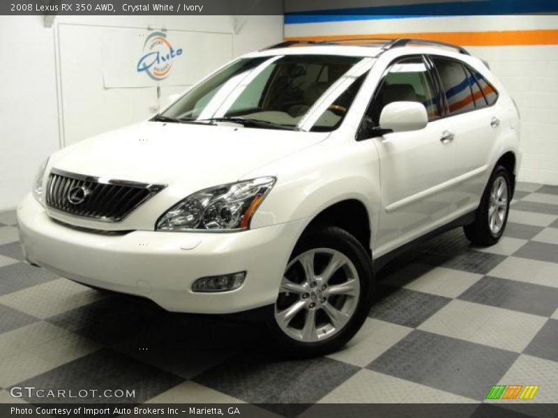 Crystal White / Ivory 2008 Lexus RX 350 AWD