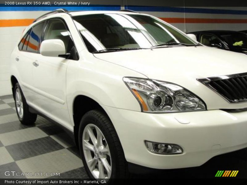 Crystal White / Ivory 2008 Lexus RX 350 AWD