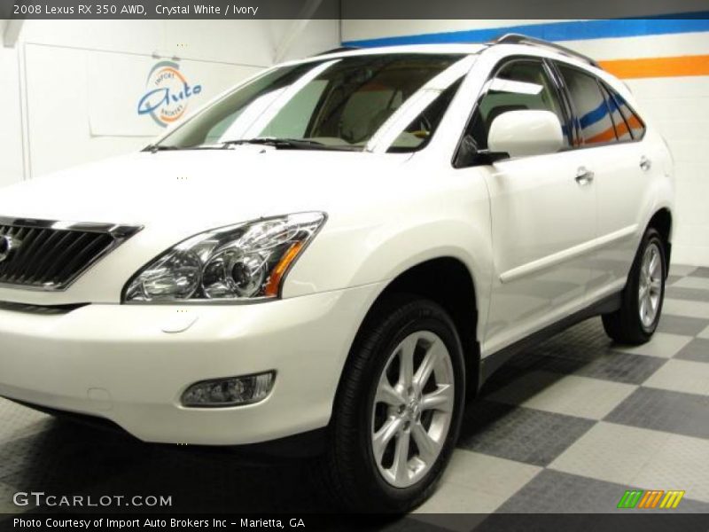 Crystal White / Ivory 2008 Lexus RX 350 AWD