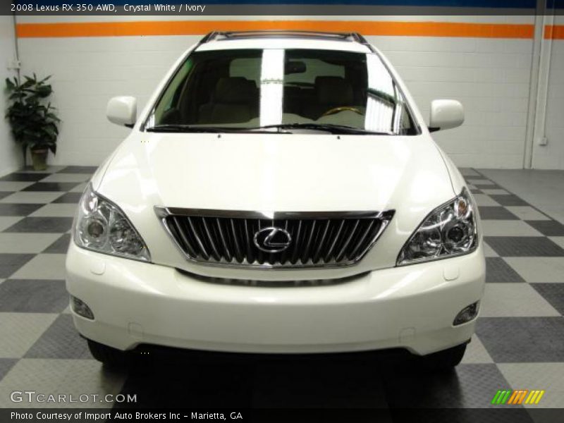 Crystal White / Ivory 2008 Lexus RX 350 AWD