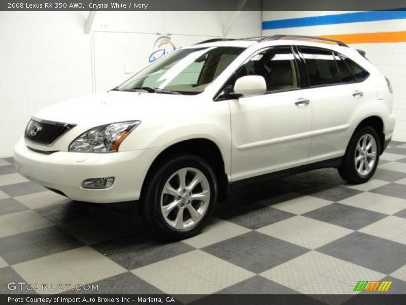 Crystal White / Ivory 2008 Lexus RX 350 AWD